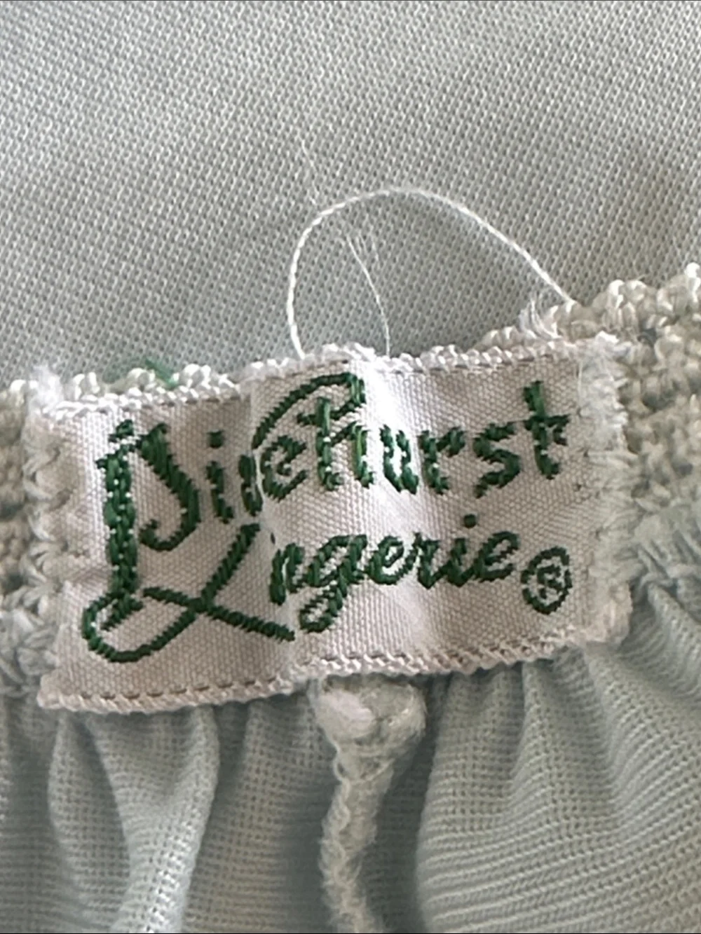 Vintage 60s Pinehurst Lingerie Light Blue Lace-Hem Half Slip‎ - Picture 6 of 7
